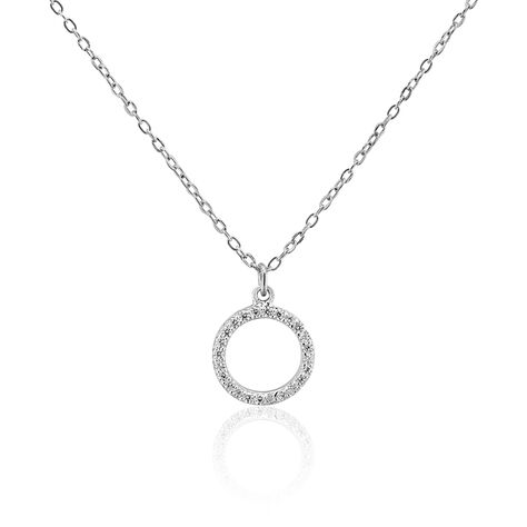 Collier Francesca Argent Blanc Oxyde De Zirconium - Colliers fantaisie Femme | Histoire d’Or