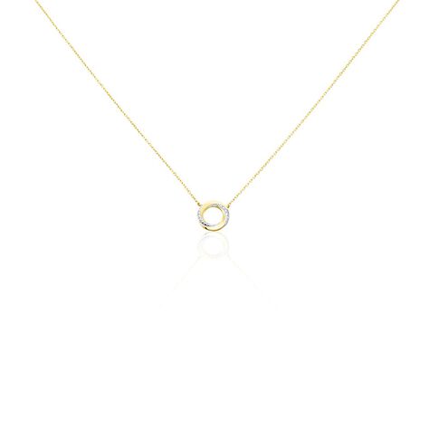 Collier Or Jaune Pamila Diamant - Colliers Femme | Histoire d’Or