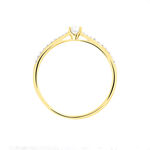 Bague Solitaire Hemera Or Jaune Diamant - Bagues solitaires Femme | Histoire d&rsquo;Or