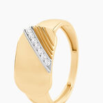 Chevali&egrave;re Lutfi Or Jaune Oxyde De Zirconium - Chevali&egrave;res Homme | Histoire d&rsquo;Or