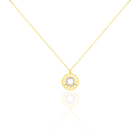 Collier Thallya Or Jaune Oxyde De Zirconium - Colliers Femme | Histoire d&rsquo;Or
