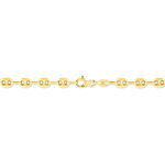 Bracelet Maille Dami Maille Grain De Caf&eacute; Or Jaune - Bracelets cha&icirc;ne Femme | Histoire d&rsquo;Or