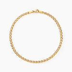 Bracelet Or Jaune Capucin Maille Marine - Bracelets cha&icirc;ne Femme | Histoire d&rsquo;Or