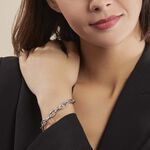 Bracelet Nazima Maille Marine Argent Blanc - Bracelets Femme | Histoire d&rsquo;Or