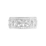 Bague Aella Or Blanc Oxyde De Zirconium - Bagues avec pierre Femme | Histoire d&rsquo;Or