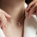 Collier Aprhodisia Or Blanc Diamant Blanc - Colliers Femme | Histoire d’Or