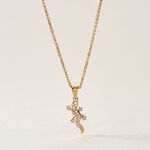 Collier Lehar Plaqu&eacute; Or Oxyde - Colliers fantaisie Femme | Histoire d&rsquo;Or