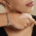 Bracelet Metropolitan Maille Fantaisie Acier Blanc - Bracelets Femme | Histoire d’Or