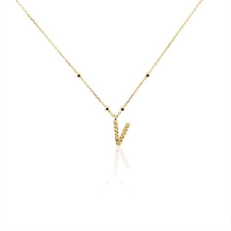 Collier Plaqué Or Jaune Lettra - Colliers fantaisie Femme | Histoire d’Or