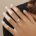 Bague Or Blanc Mysie Diamants Synthétiques - Bagues solitaires Femme | Histoire d’Or