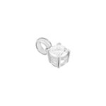 Pendentif Victoria Or Blanc Diamant - Pendentifs Femme | Histoire d&rsquo;Or
