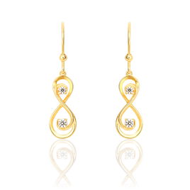 Boucles D'oreilles Pendantes Ademar Or Jaune Oxyde De Zirconium - Boucles d'oreilles pendantes Femme | Histoire d’Or