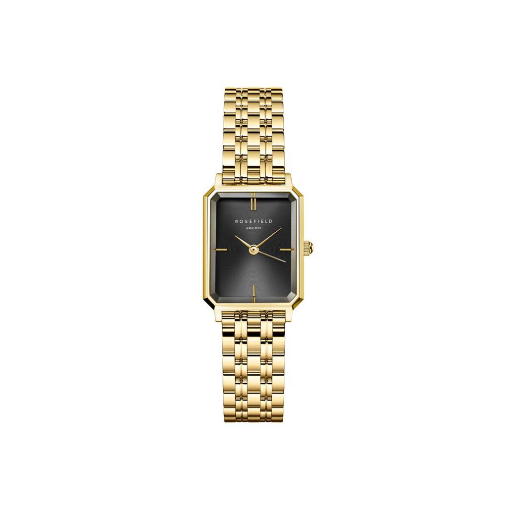 Montre Rosefield Octagon Xs Noir - Montres Femme | Histoire d&rsquo;Or