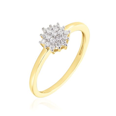 Bague Caliopee Or Jaune Diamant - Bagues avec pierre Femme | Histoire d&rsquo;Or