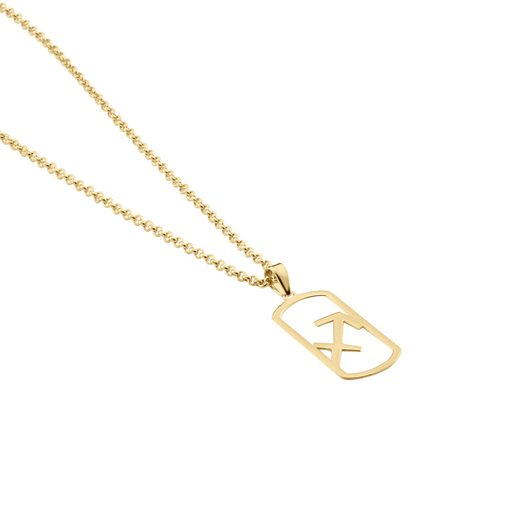 Collier Plaqué Or Prospero - Colliers Zodiaque Homme | Histoire d’Or