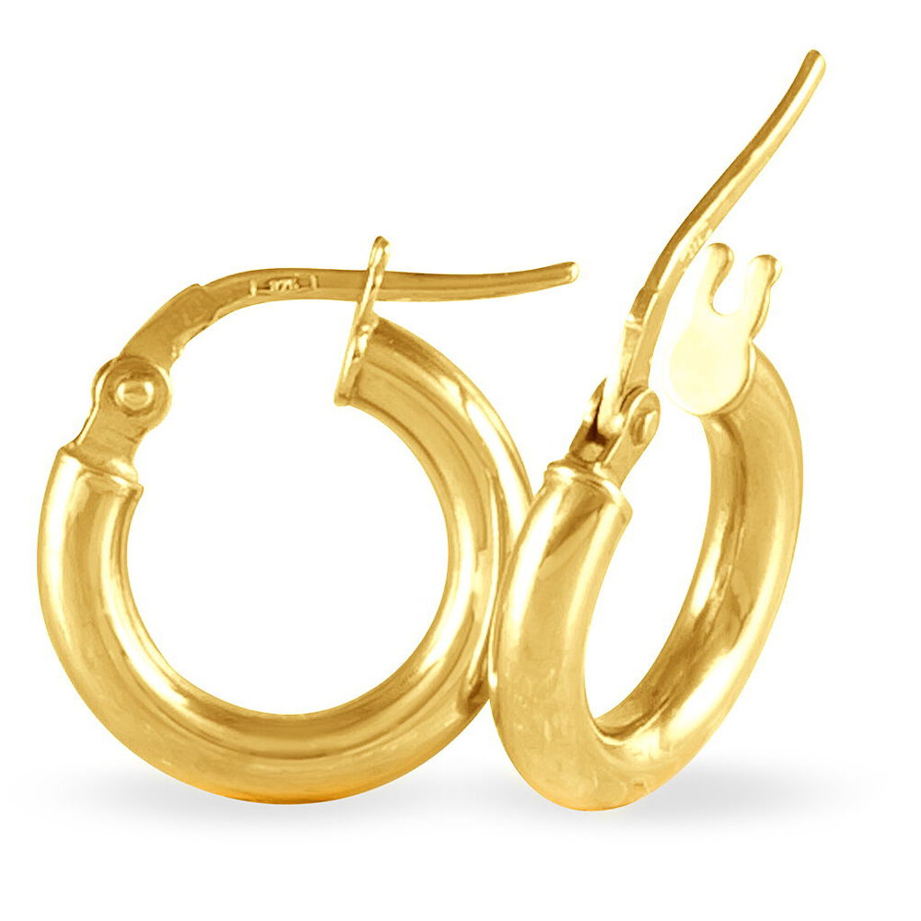 Créoles Verania Or Jaune - Boucles d'oreilles créoles Femme | Histoire d’Or
