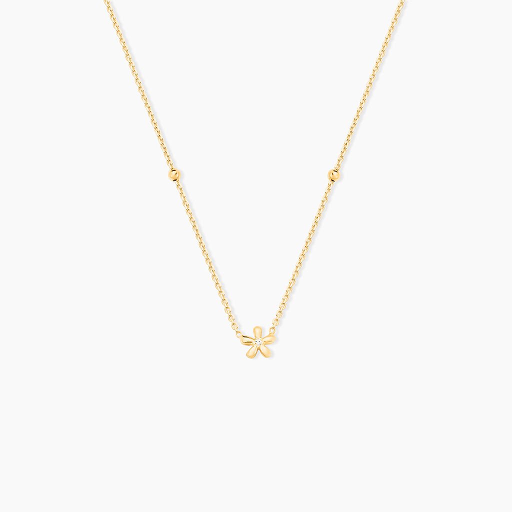 Collier Fenton Or Jaune Oxyde De Zirconium - Collection Eté Famille | Histoire d’Or