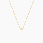 Collier Fenton Or Jaune Oxyde De Zirconium - Colliers Famille | Histoire d&rsquo;Or