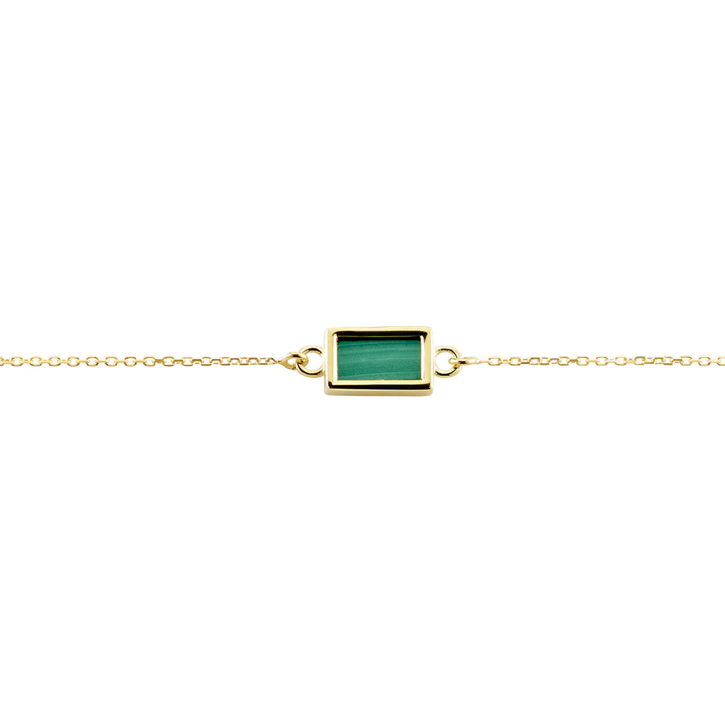 Bracelet Hallie Or Jaune Malachite - Bracelets Femme | Histoire d’Or