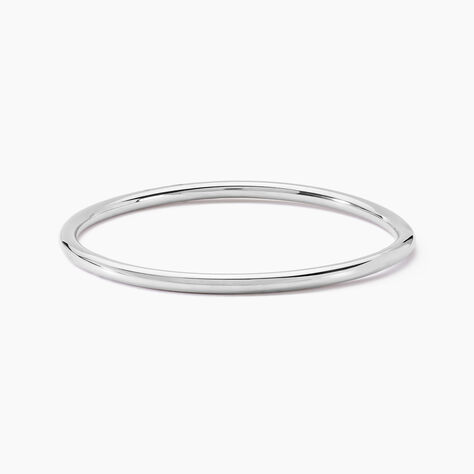 Bracelet Jonc Tabata Argent Blanc - Bracelets joncs Femme | Histoire d’Or