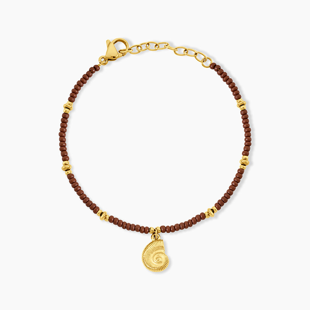 Bracelet Mermaid Acier Jaune Verre - F&ecirc;te des m&egrave;res Femme | Histoire d&rsquo;Or