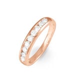 Alliance Giulia Or Rose Diamant - Alliances Femme | Histoire d&rsquo;Or