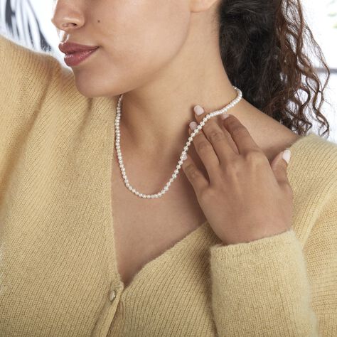 Collier Baroque Or Jaune Perle De Culture - Colliers Femme | Histoire d’Or