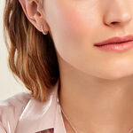 Cr&eacute;oles Nandie Argent Blanc Oxyde De Zirconium - Boucles d'oreilles cr&eacute;oles Femme | Histoire d&rsquo;Or