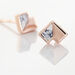 Boucles D'oreilles Puces Rossana Argent Rose Pierre De Synthese - Boucles d'oreilles fantaisie Femme | Histoire d’Or