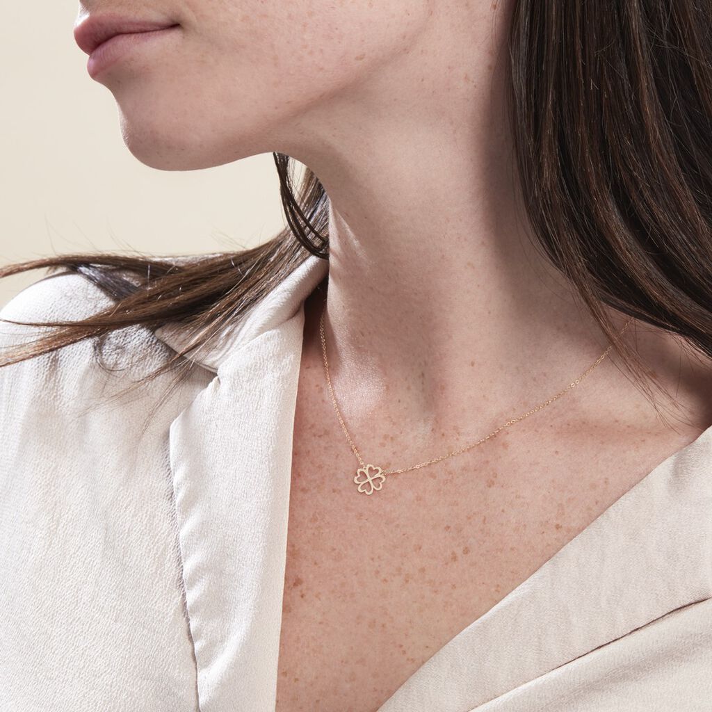 Collier Aquilegia Or Jaune - Colliers Femme | Histoire d’Or