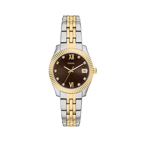 Montre Fossil Scarlette Mini Marron - Montres Femme | Histoire d&rsquo;Or