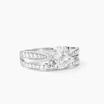 Solitaire Aarone Or Blanc Oxyde - Bagues solitaires Femme | Histoire d&rsquo;Or