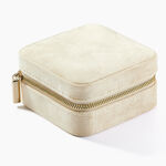 Boite &agrave; Bijou Tissu Beige - Id&eacute;es cadeaux Famille | Histoire d&rsquo;Or