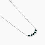 Collier Karrie Argent Blanc Oxyde De Zirconium - Colliers fantaisie Femme | Histoire d&rsquo;Or
