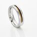 Bague Acier Blanc Stelios Diamant - Bagues avec pierre Homme | Histoire d’Or