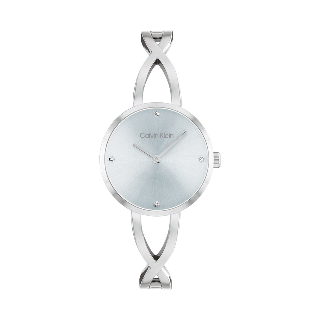 Montre Calvin Klein Sculpted Embrace Bleu Sky - Montres Femme | Histoire d&rsquo;Or