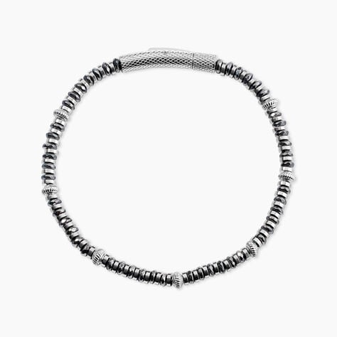 Bracelet Naturel Autres Noir H&eacute;matite - Bracelets Homme | Histoire d&rsquo;Or