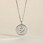 Pendentif Efiso Argent Blanc - Pendentifs Famille | Histoire d&rsquo;Or