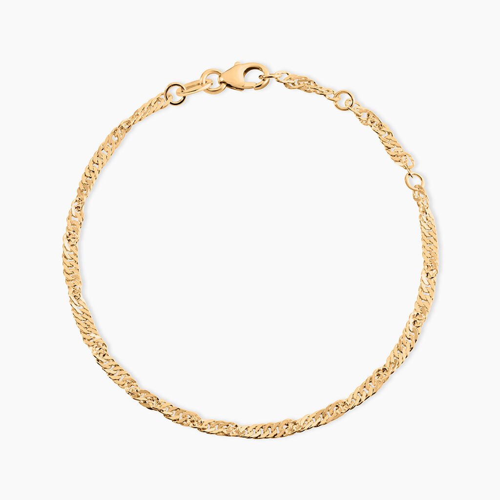 Bracelet Plaqué Or Jaune Leanora - Bracelets Femme | Histoire d’Or