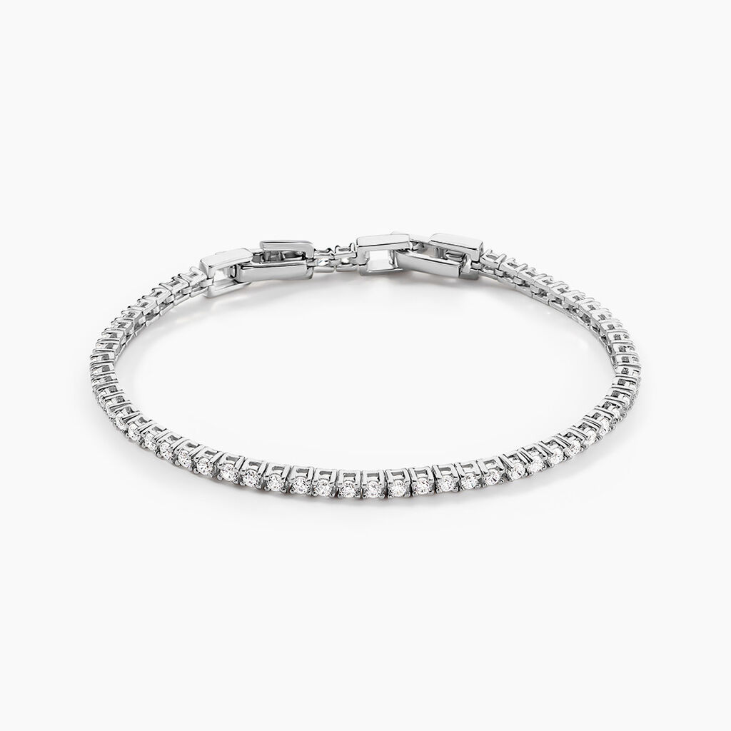 Bracelet Rio Tennis Argent Blanc Oxyde De Zirconium - Bracelets Femme | Histoire d’Or