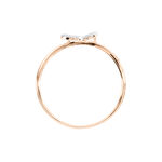 Bague Louise Or Rose Diamant - Bagues avec pierre Femme | Histoire d&rsquo;Or