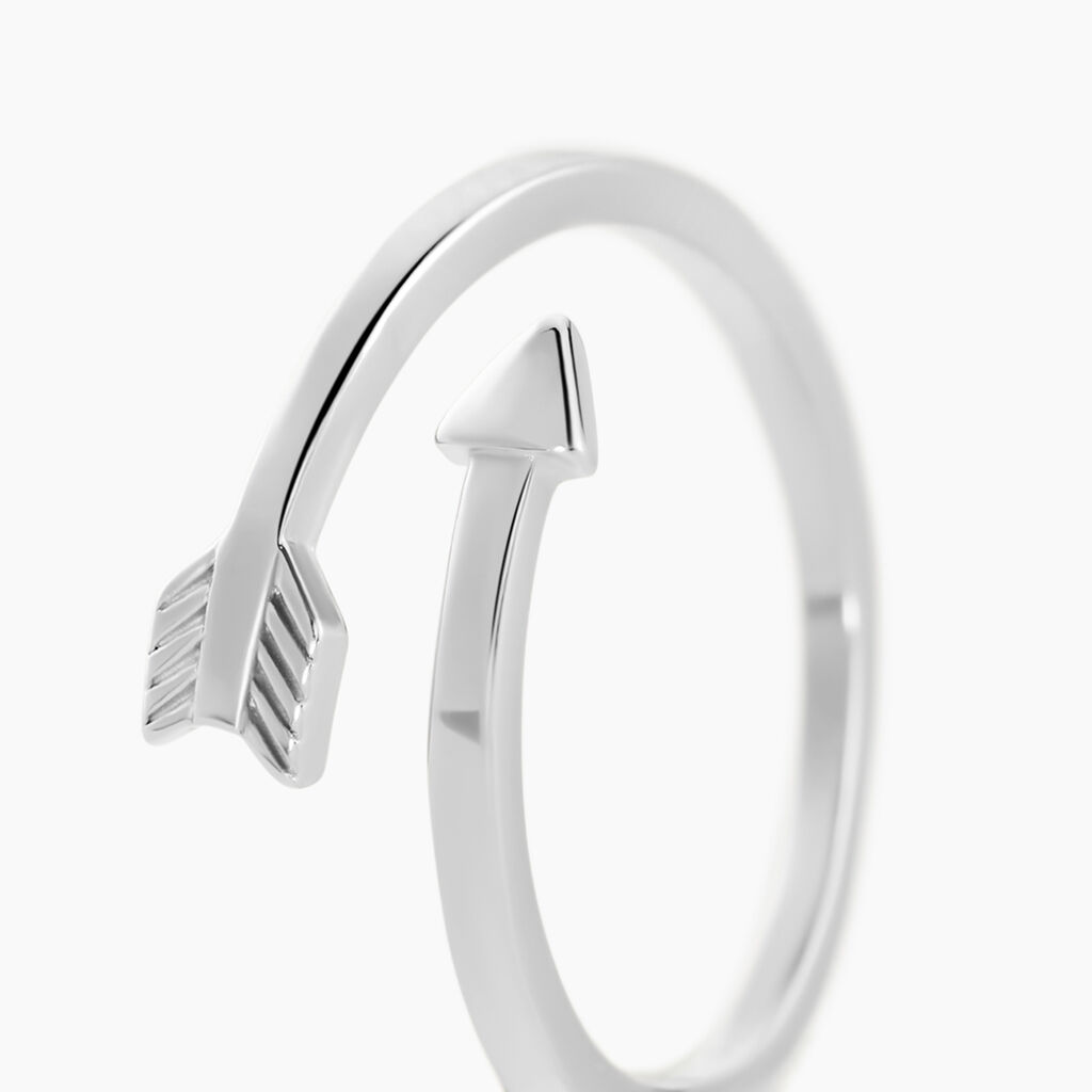 Bague Marie-lore Argent Blanc - Bagues fantaisie Femme | Histoire d&rsquo;Or