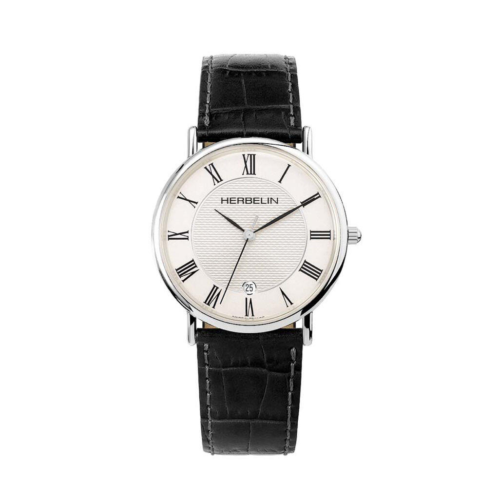 Montre Herbelin Classique Blanc - Id&eacute;es cadeaux Homme | Histoire d&rsquo;Or