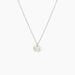 Collier Argent Blanc Pierine Nacre - Ras de cou Femme | Histoire d’Or