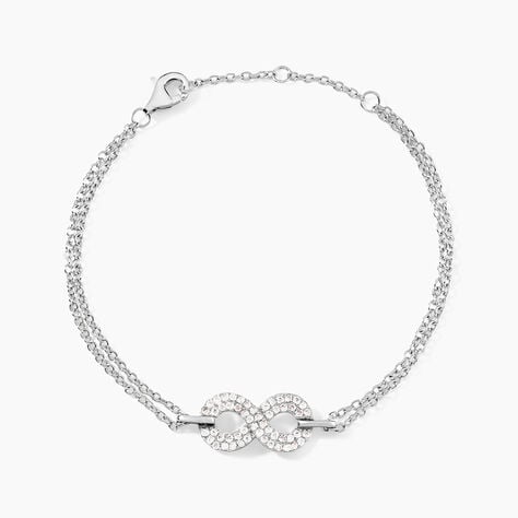 Bracelet Fily Argent Blanc Oxyde De Zirconium - Bracelets Femme | Histoire d&rsquo;Or