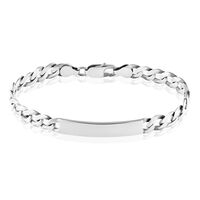 Bracelet Identité Casper Argent Gris