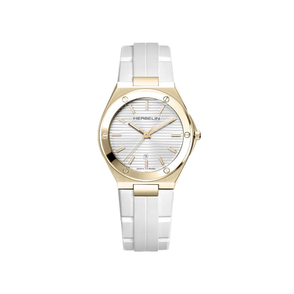 Montre Herbelin Cap Camarat Blanc - Montres Femme | Histoire d’Or