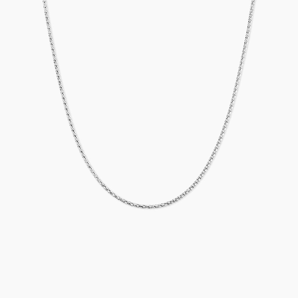 Collier Nahila Argent Blanc - Chaines Femme | Histoire d&rsquo;Or