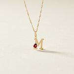 Pendentif Helidie Coccinelle Lettre Or Jaune - Pendentifs Enfant | Histoire d&rsquo;Or