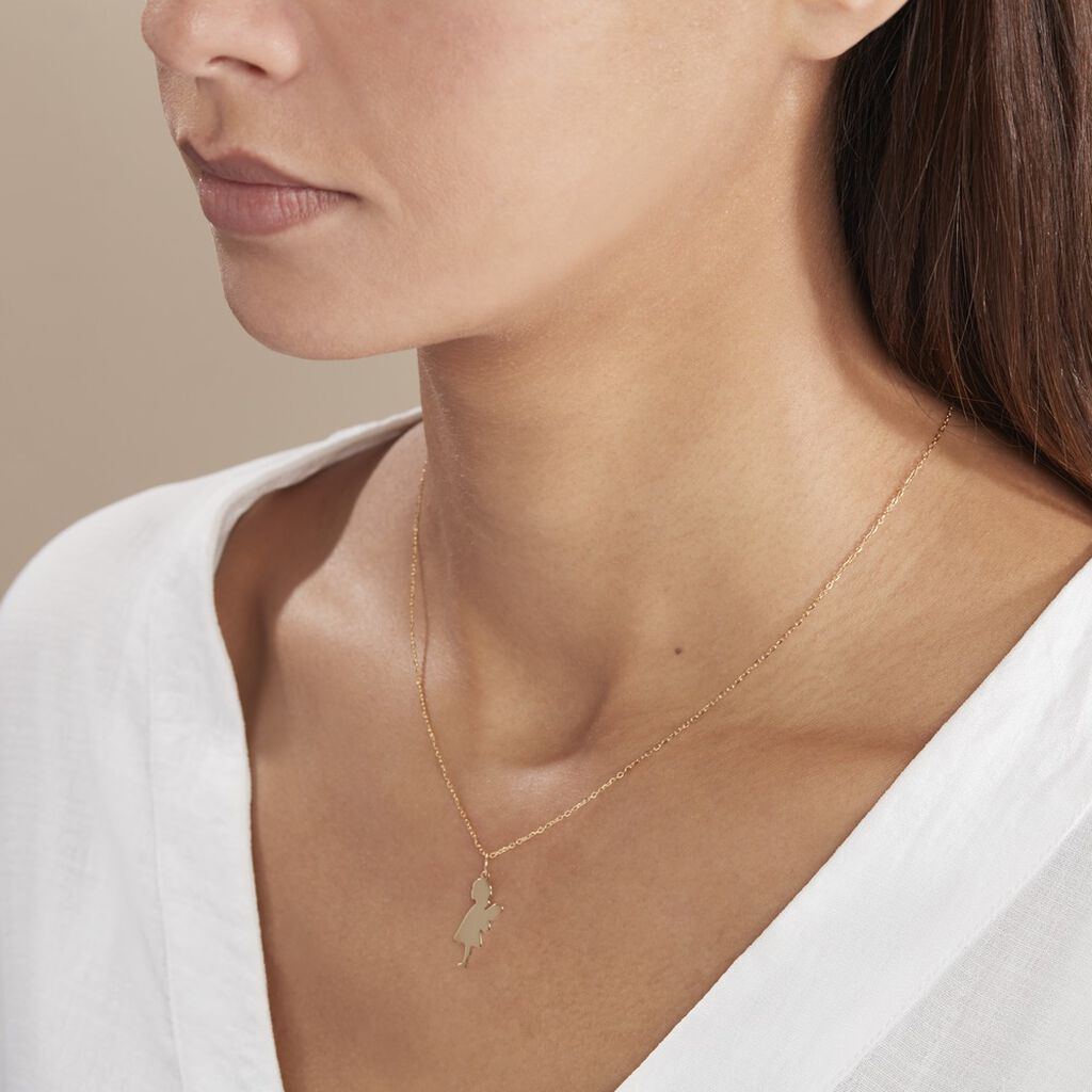 Pendentif Estrellita Ange Or Jaune - Pendentifs Famille | Histoire d’Or